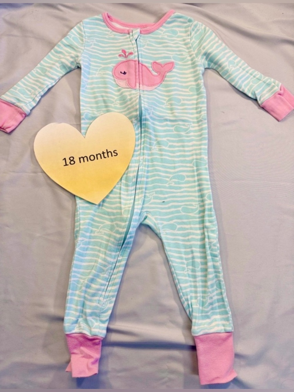 Kids Headquarters - Footless safe sleep onesie pajamas/sleeper